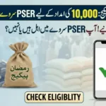 PSER Eligibility Check 2026 by CNIC on PSER Punjab Gov Pk
