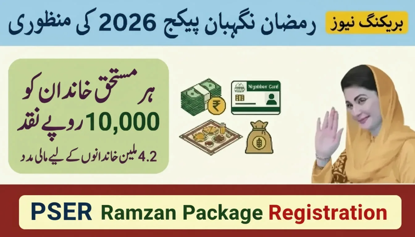 PSER Ramzan Package 10000 Online Registration 2026