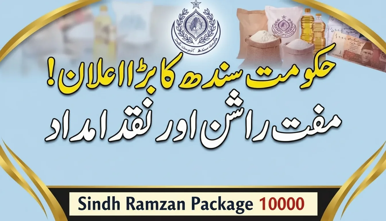 Sindh Ramzan Relief Package 10000 Registration Process 2026